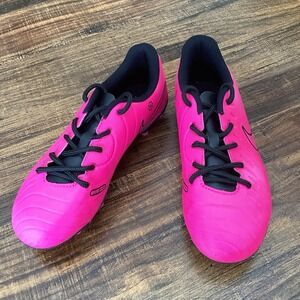 Nike Tiempo Legend 10 Club FG Youth Soccer Cleats Pink Black SIZE 3Y DV3452-600